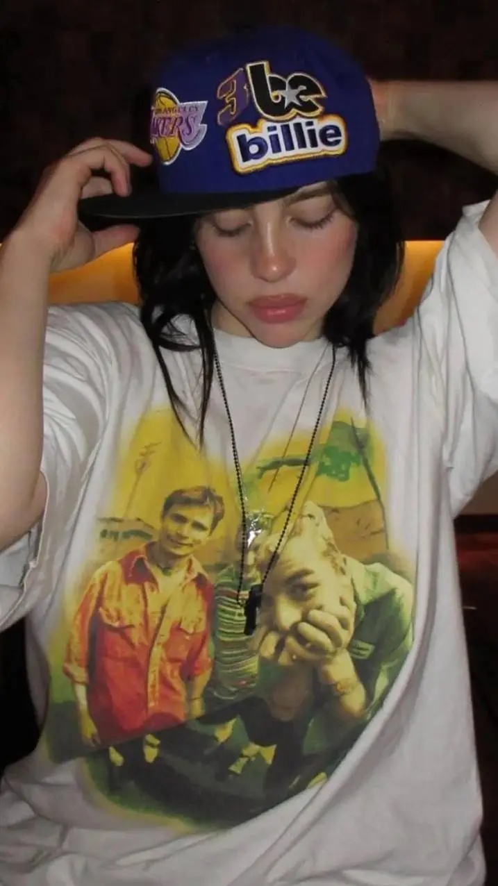 ai character: Billie eilish  background