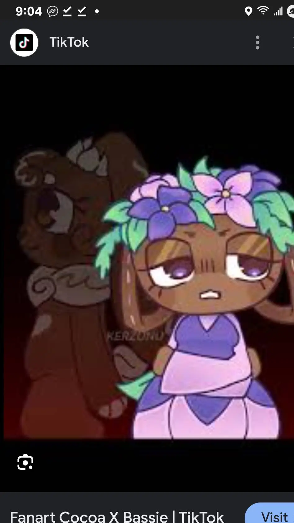ai character: bassie and cocoa background