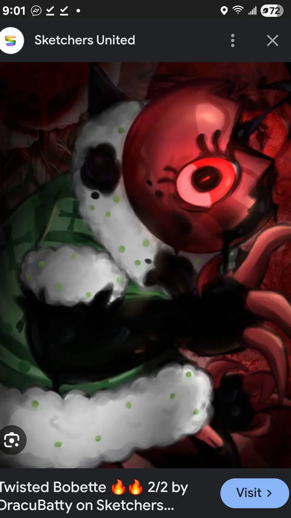 ai character: twisted bobette background