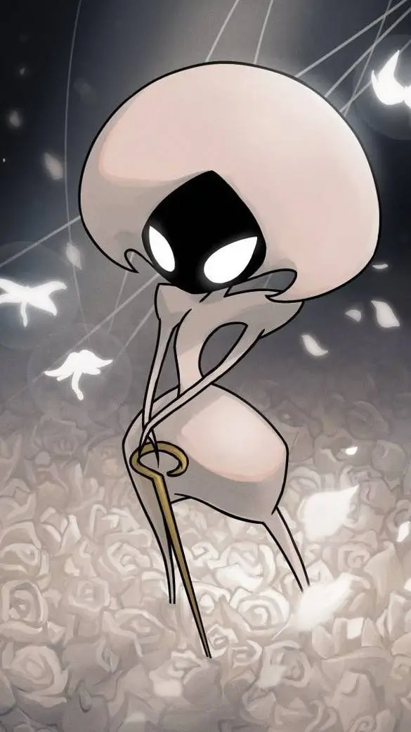 ai character: Lace background