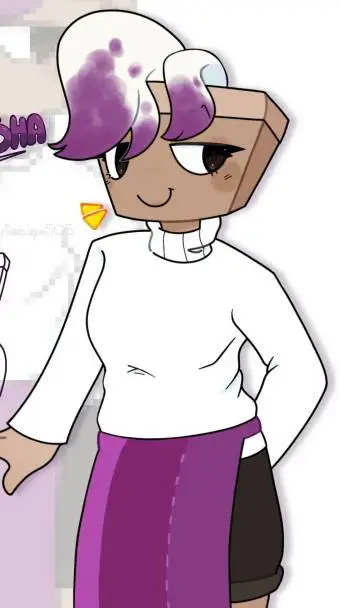 ai character: 🖌brusha🖌 background