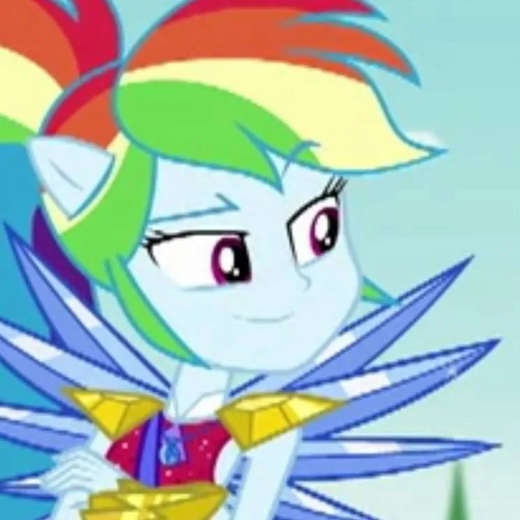 chat with ai character: Rainbow dash
