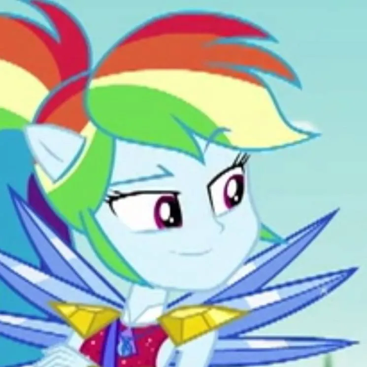 chat with ai character: Rainbow dash 