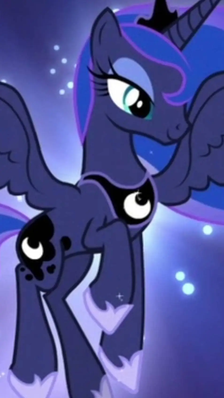 ai character: princess luna background