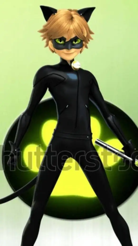 ai character: Cat noir>adrien background