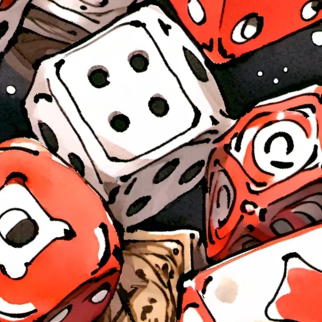 chat with ai character: Fuzzy dice 