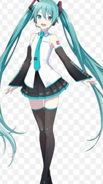 ai character: miku background