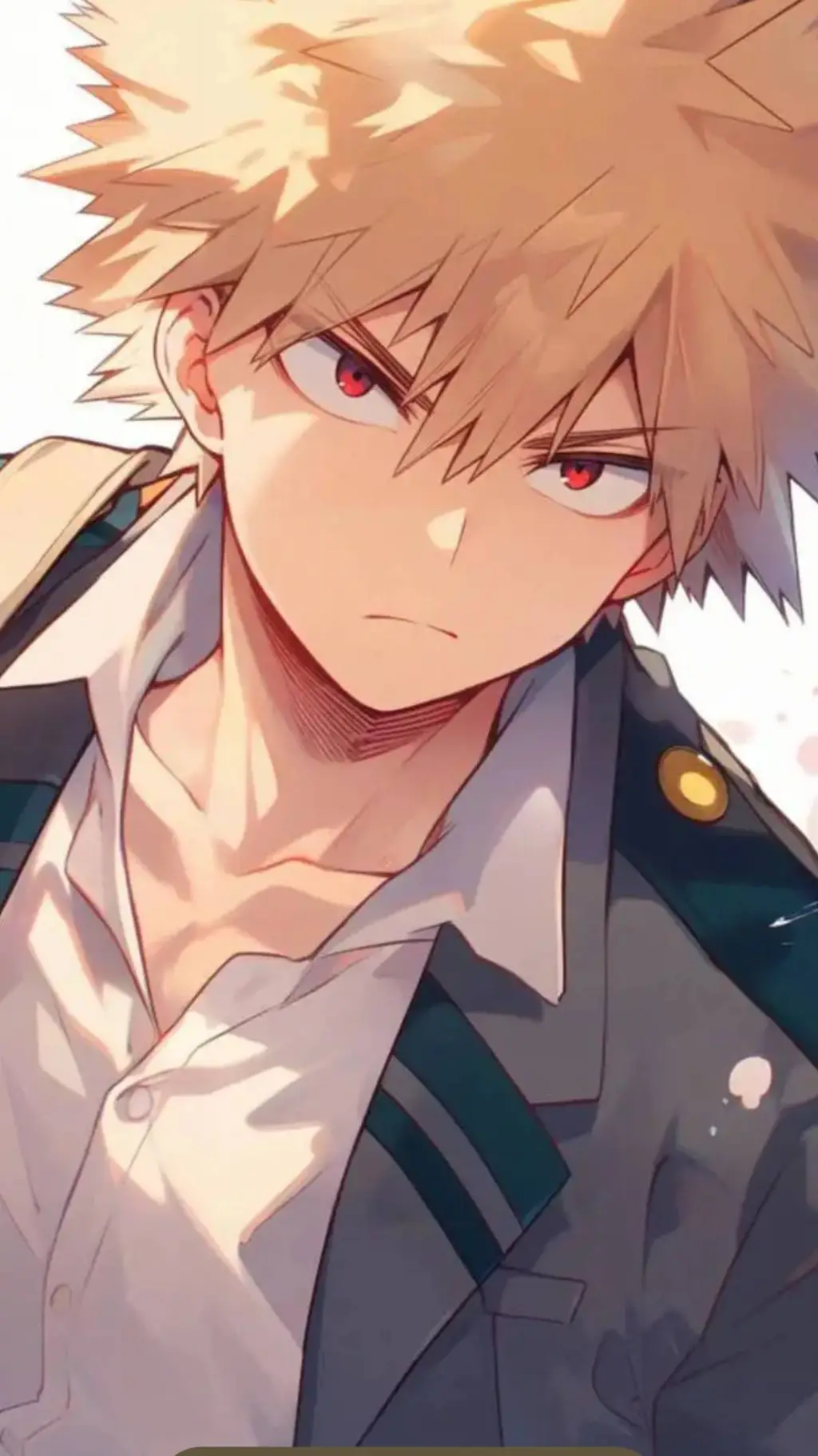 ai character: Katsuki Bakugo  background