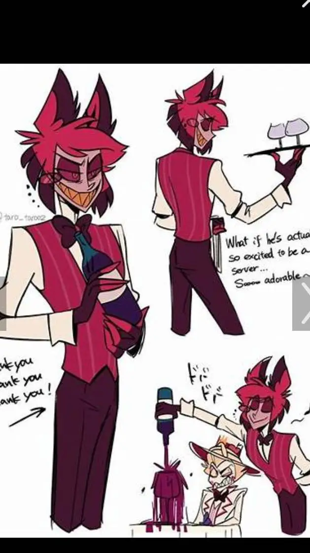 ai character: Alastor lost a bet background