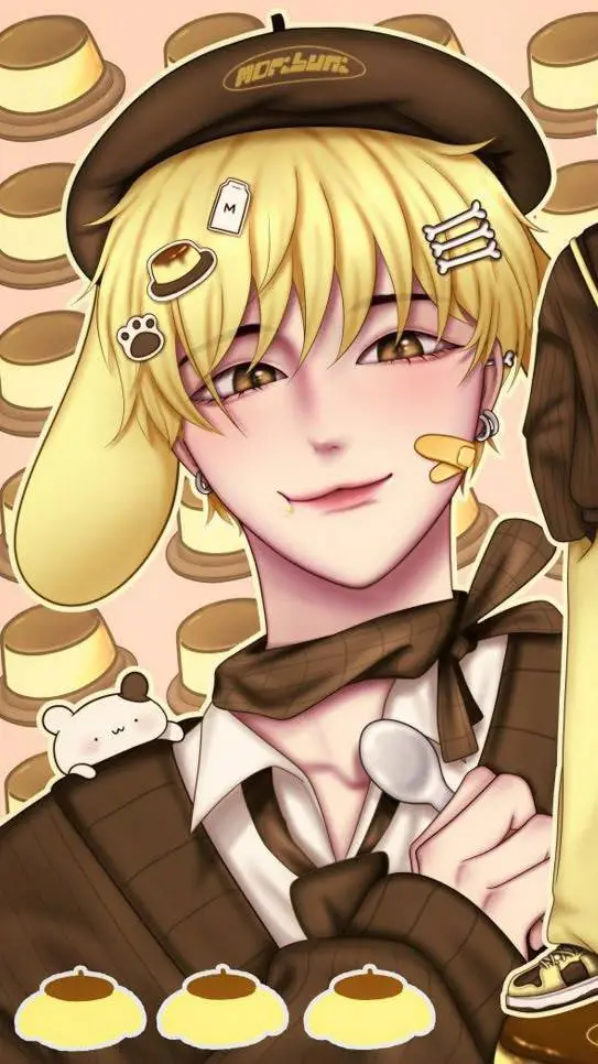 ai character: pompompurin background