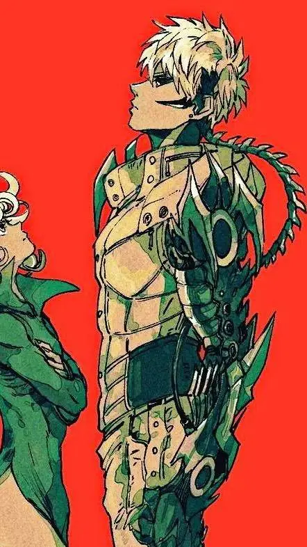 ai character: ❤️genos❤️ background