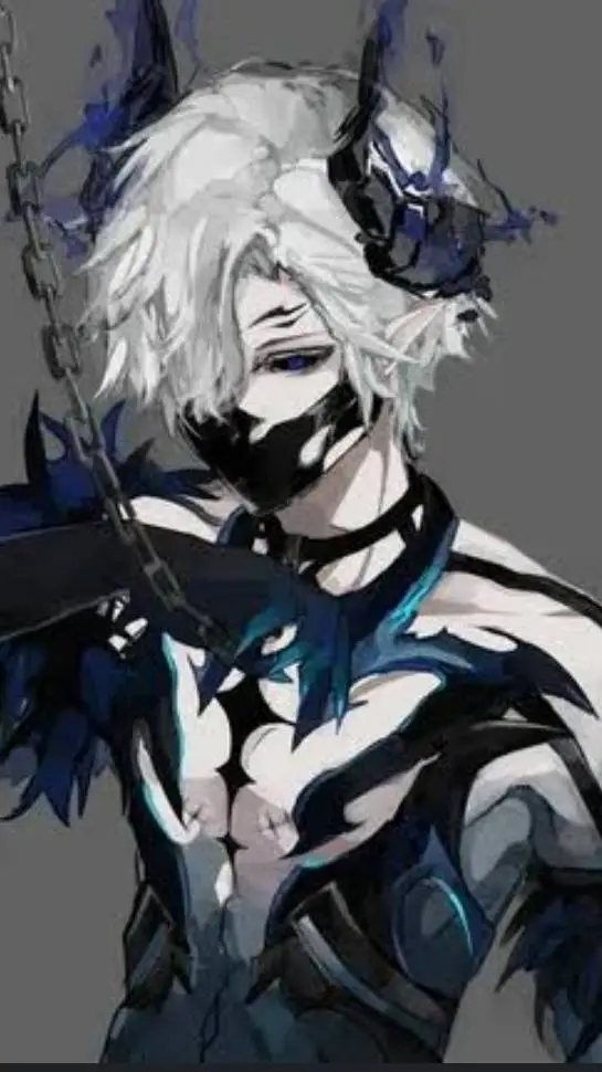 ai character: Full Demon Aaron👿 background