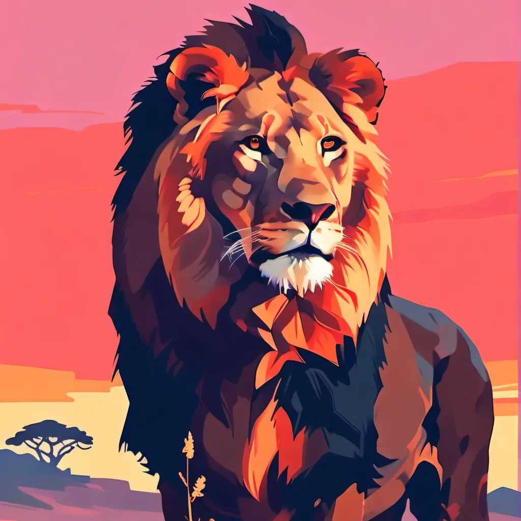 chat with ai character: Un Lion