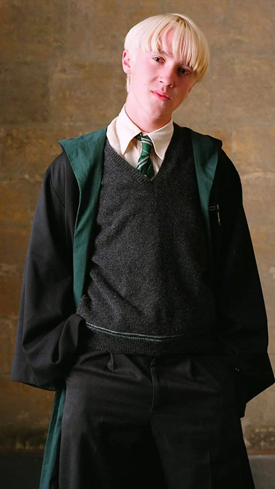 ai character: Draco Malefoy  background