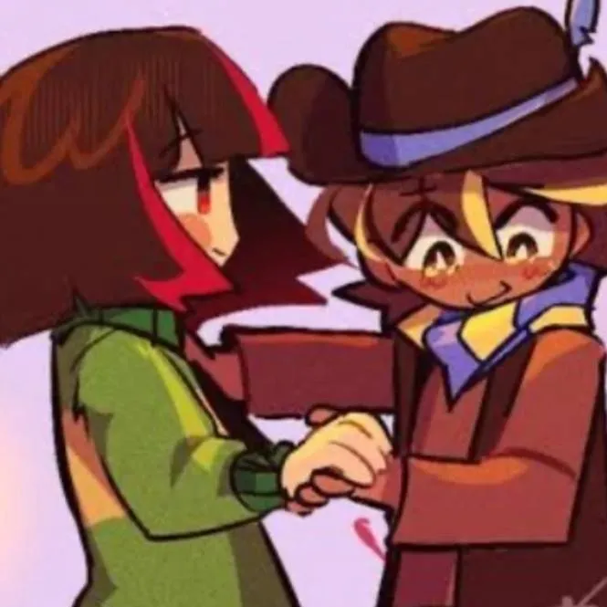 chat with ai character: Clover X Chara ❤️💛