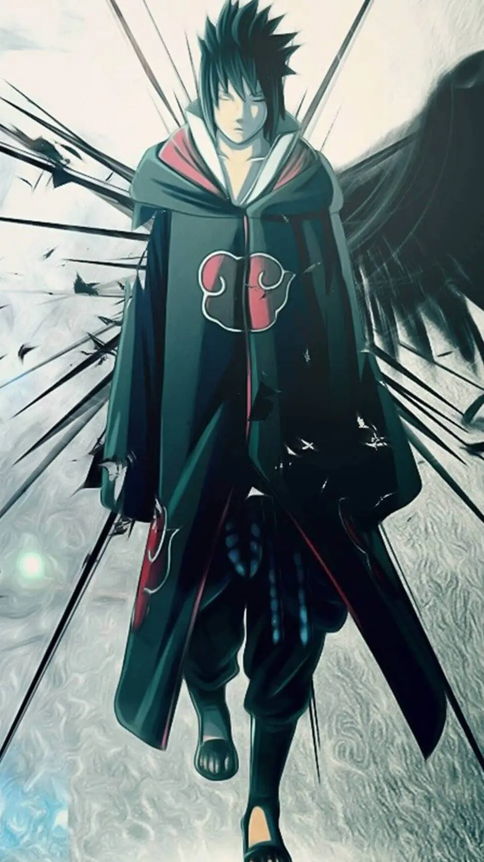 ai character: Sasuke Uchiwa  background