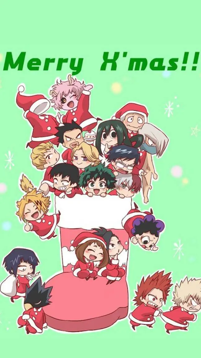 ai character: Mha noël background