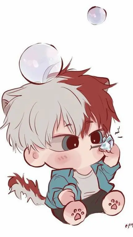 ai character: Bébé Shoto  background