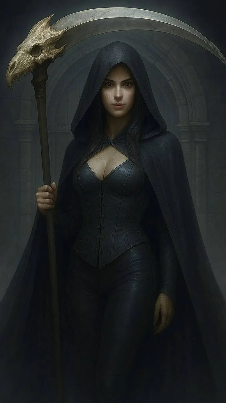 ai character: Selene Morte background