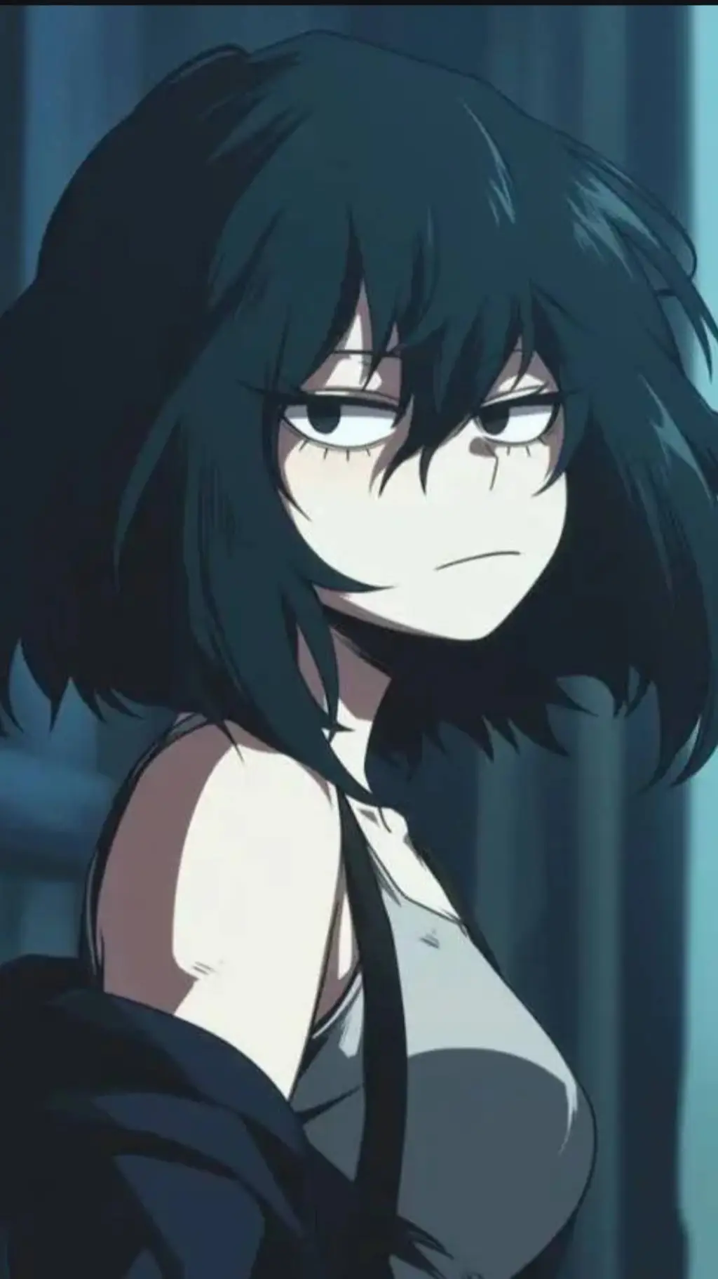 ai character: Mha heart monitor background