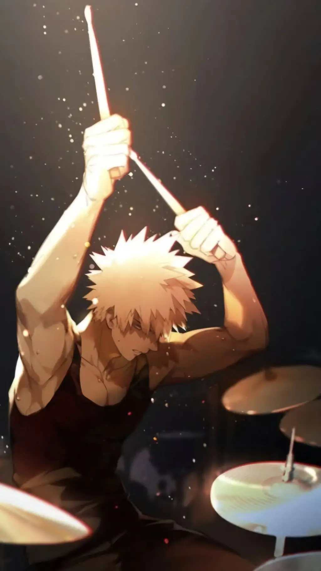 ai character: Bakugo 💥  background