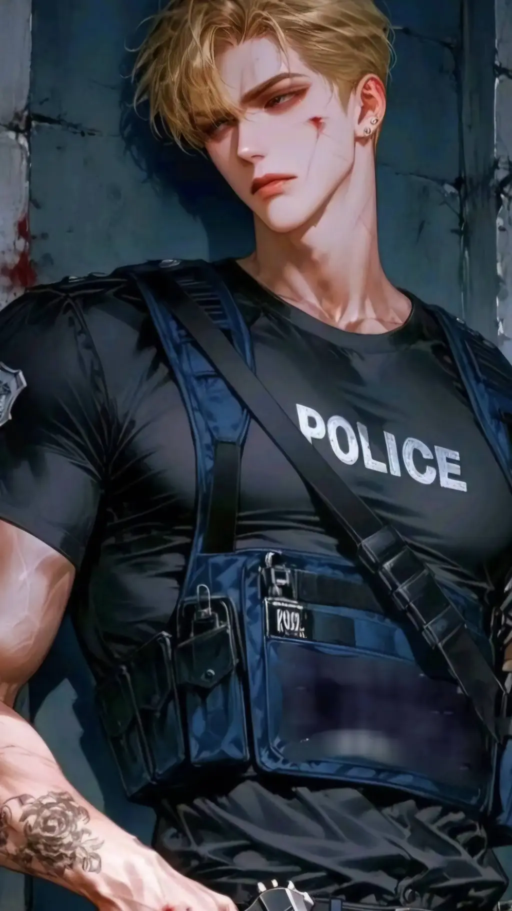 ai character: Mark 🚔🔫 background