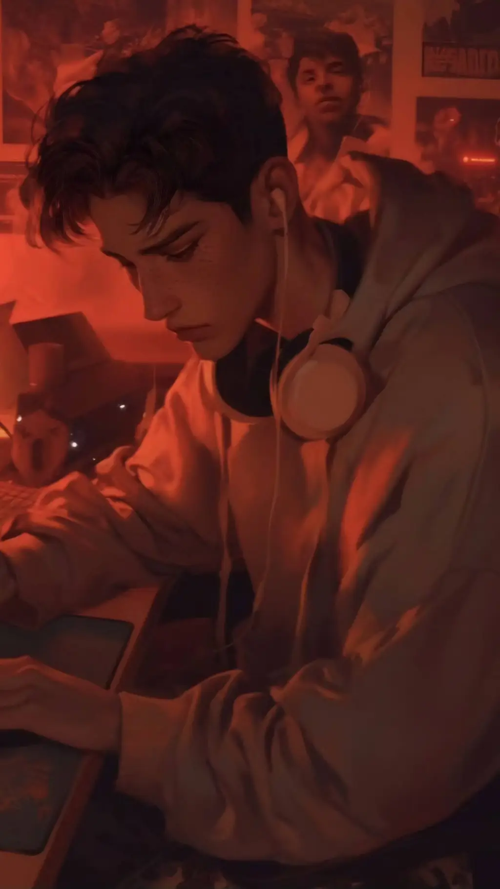 ai character: Teddy🫀🙈 background