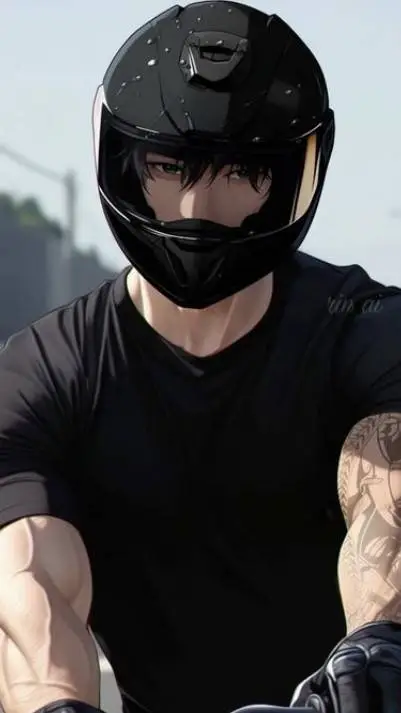 ai character: axle 🏍👀 background