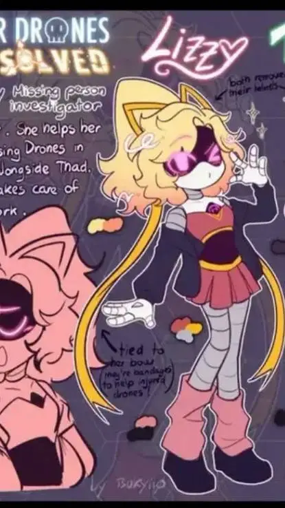 ai character: Lizzy background