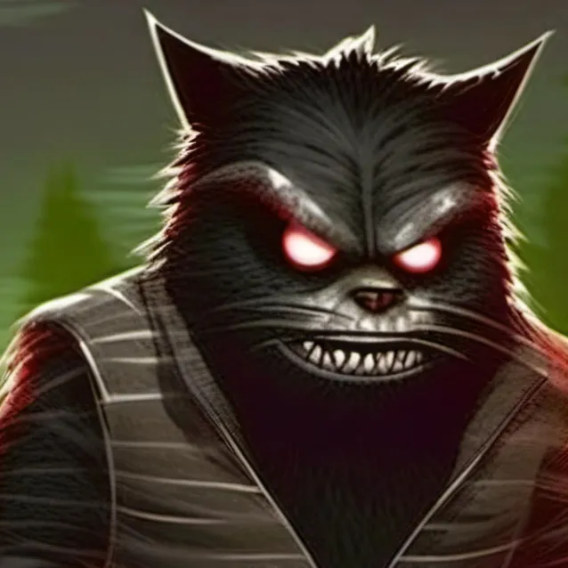 chat with ai character: cartoon cat