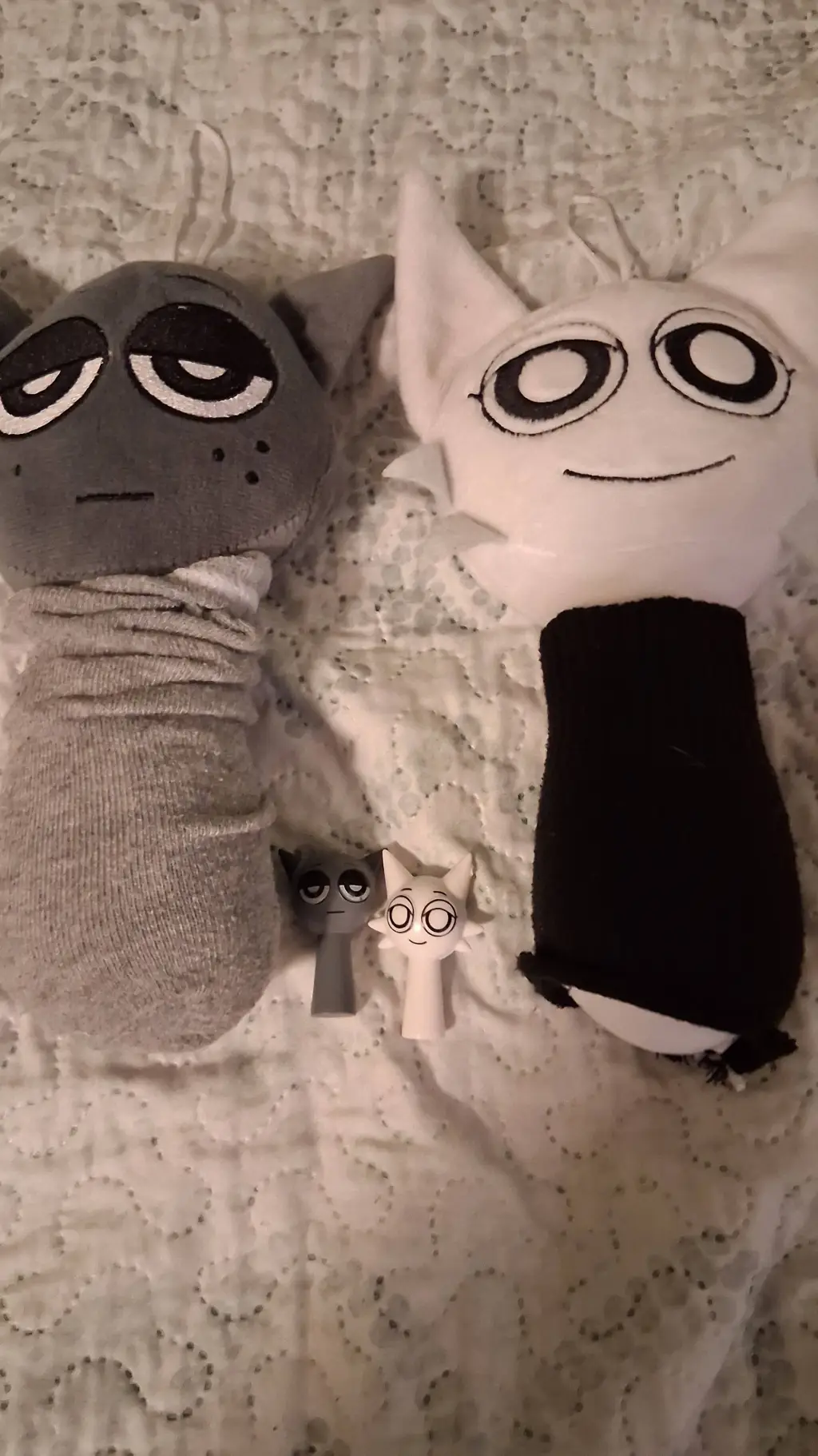 ai character: happy family plush background