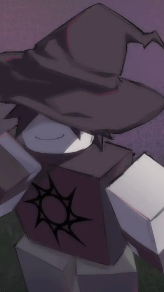 ai character: azure background