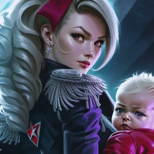 chat with ai character: wife and baby