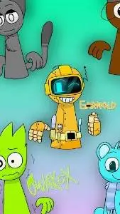 ai character: Sprunki  background