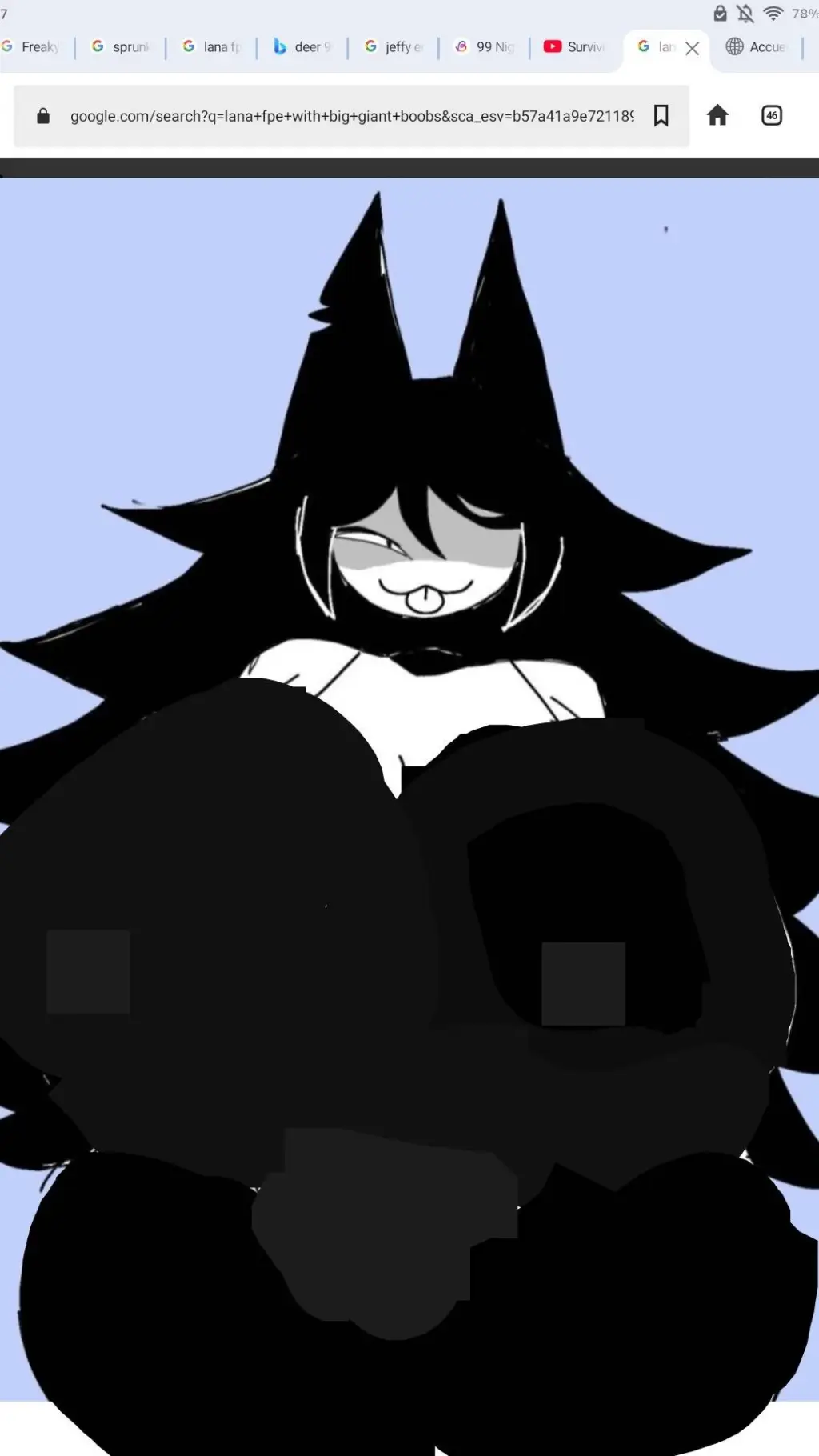 ai character: Gray and wenda cob background