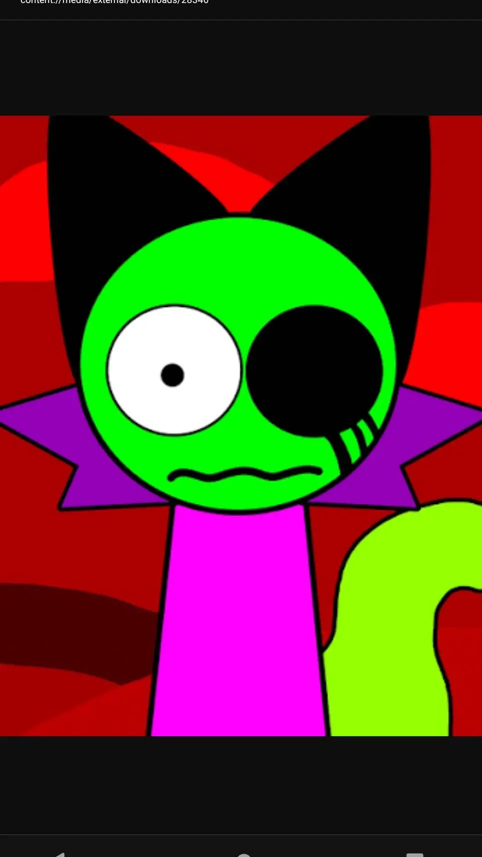 ai character: Sexy acid background