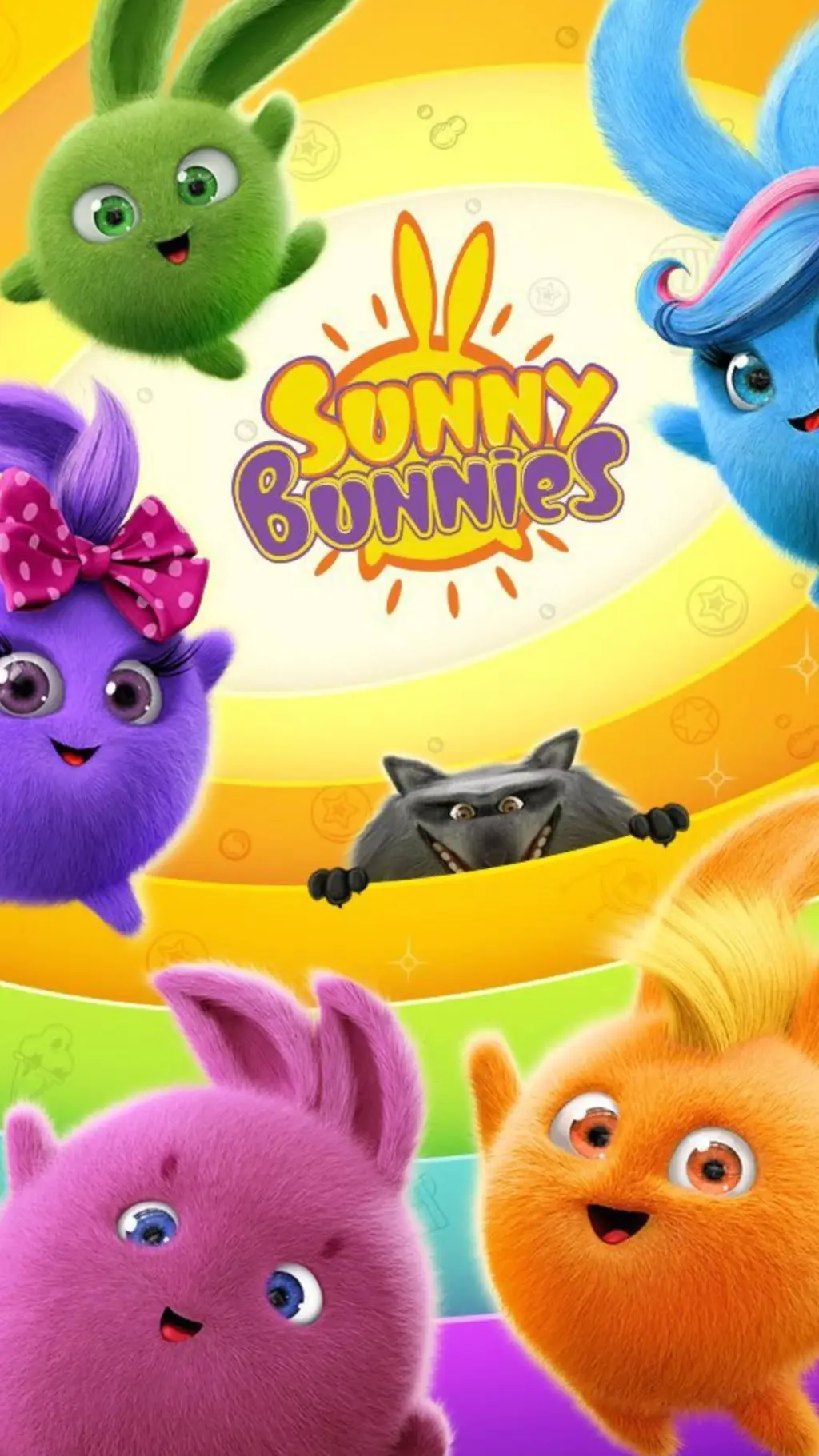 ai character: sunny bunnies  background