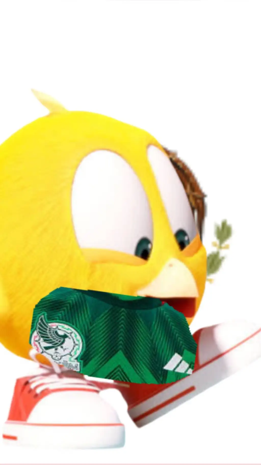 ai character: chicky mexicano  background