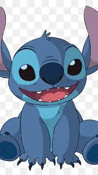ai character: Stitch  background