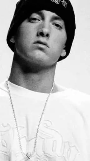 ai character: Eminem  background