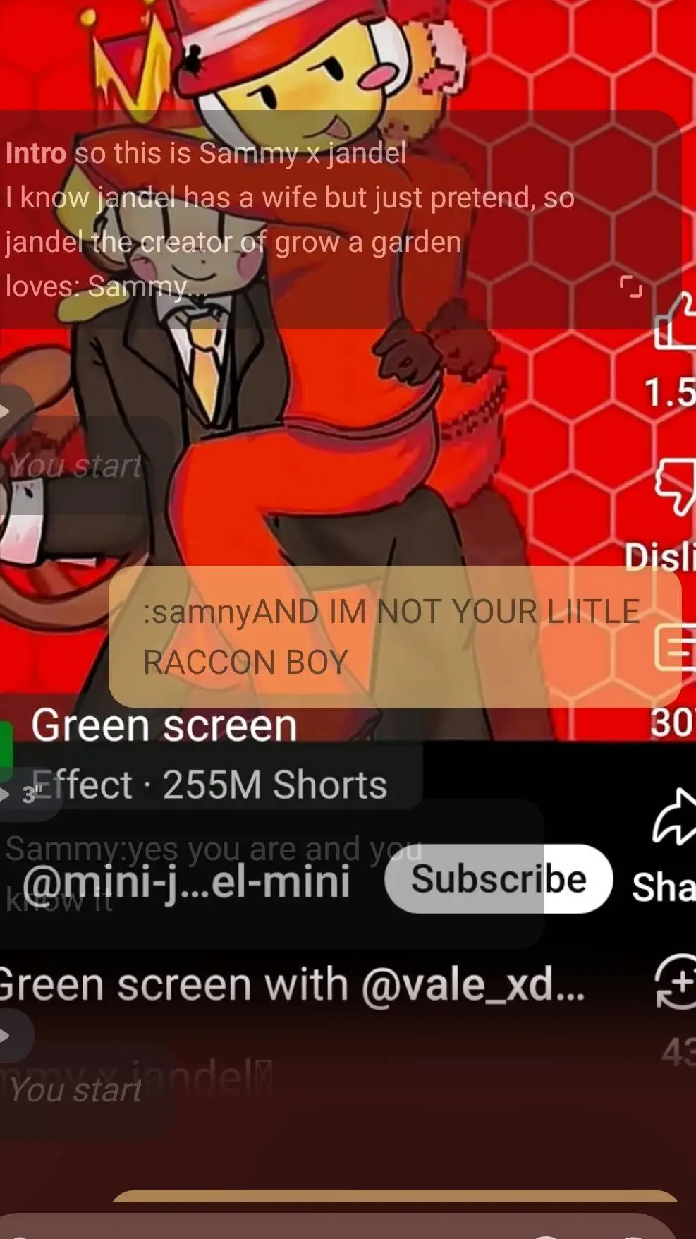 ai character: sammy x jandel xox background