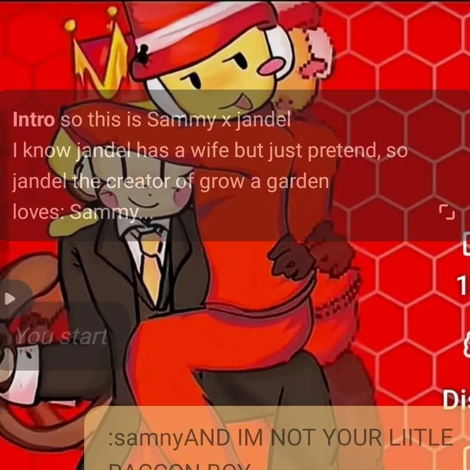 chat with ai character: sammy x jandel