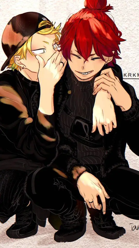 ai character: KIRIKAMI ❤💛 background