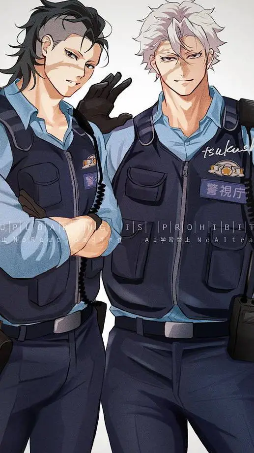 ai character: LADRON Y POLICIAS background