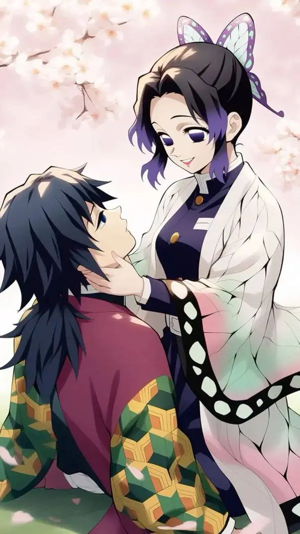 ai character: 💧🦋 GIYUUSHINO 🦋💧 background