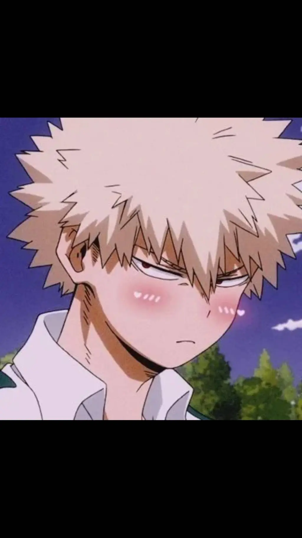 ai character: katsuki bakugo  background