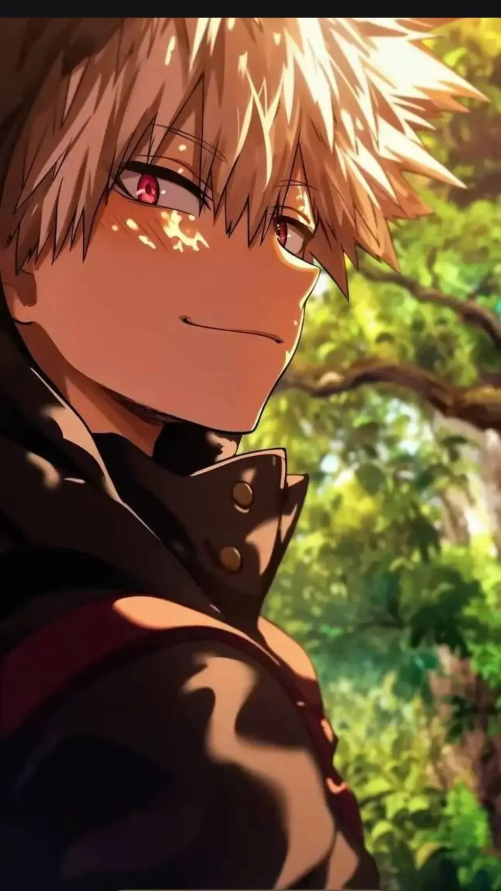 ai character: katsuki bakugo  background