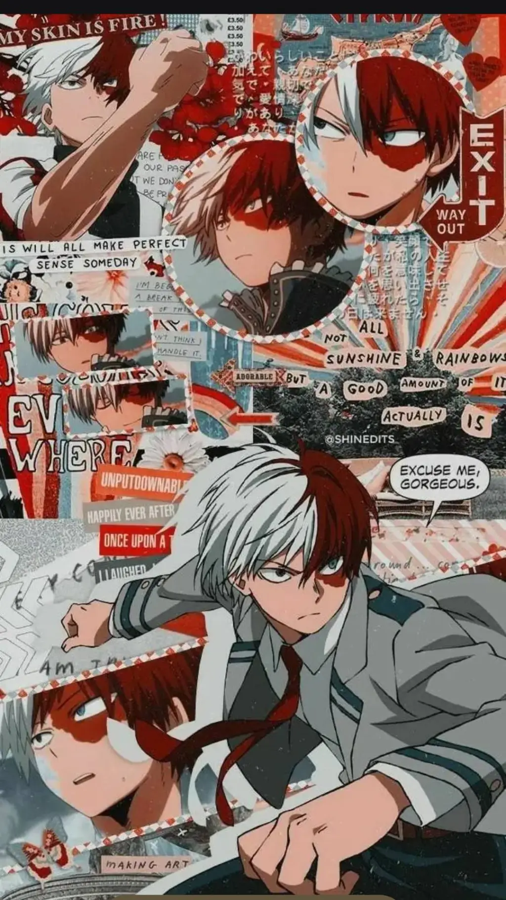 ai character: todoroki  background