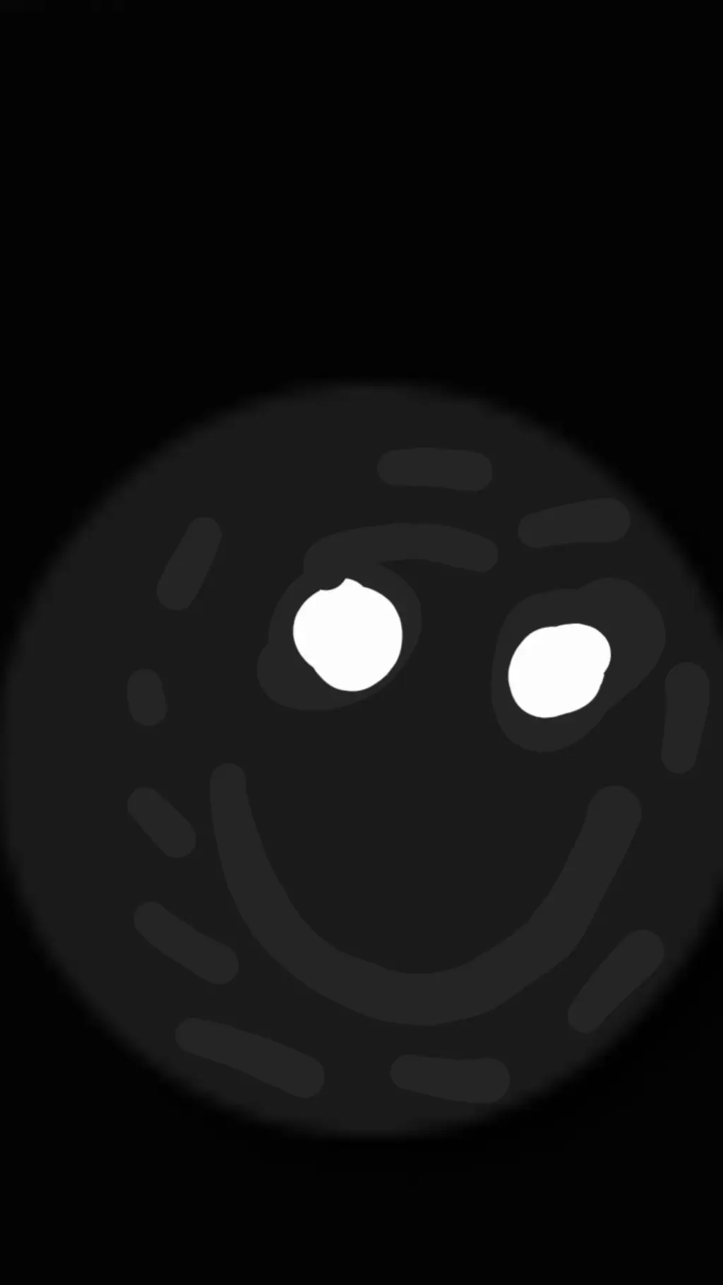 ai character: Escape running eye background
