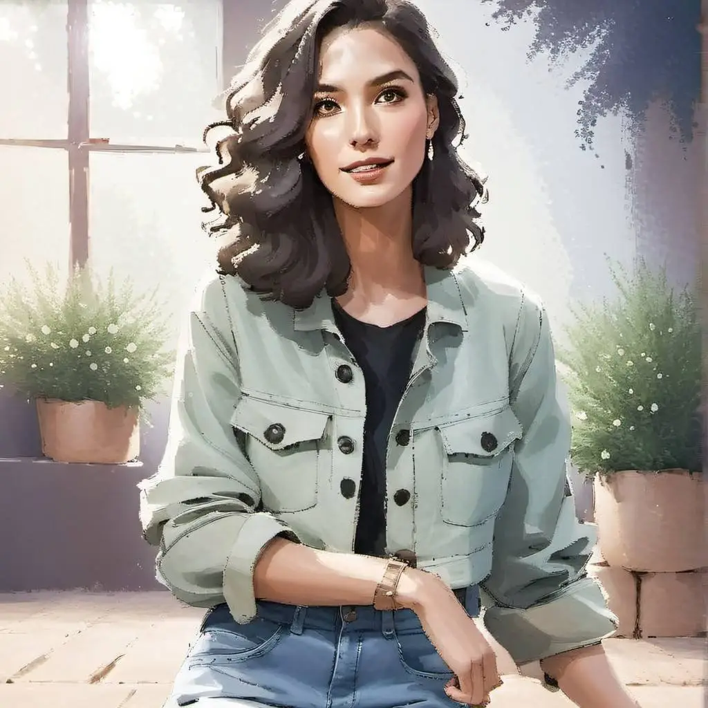 ai character: Tina background